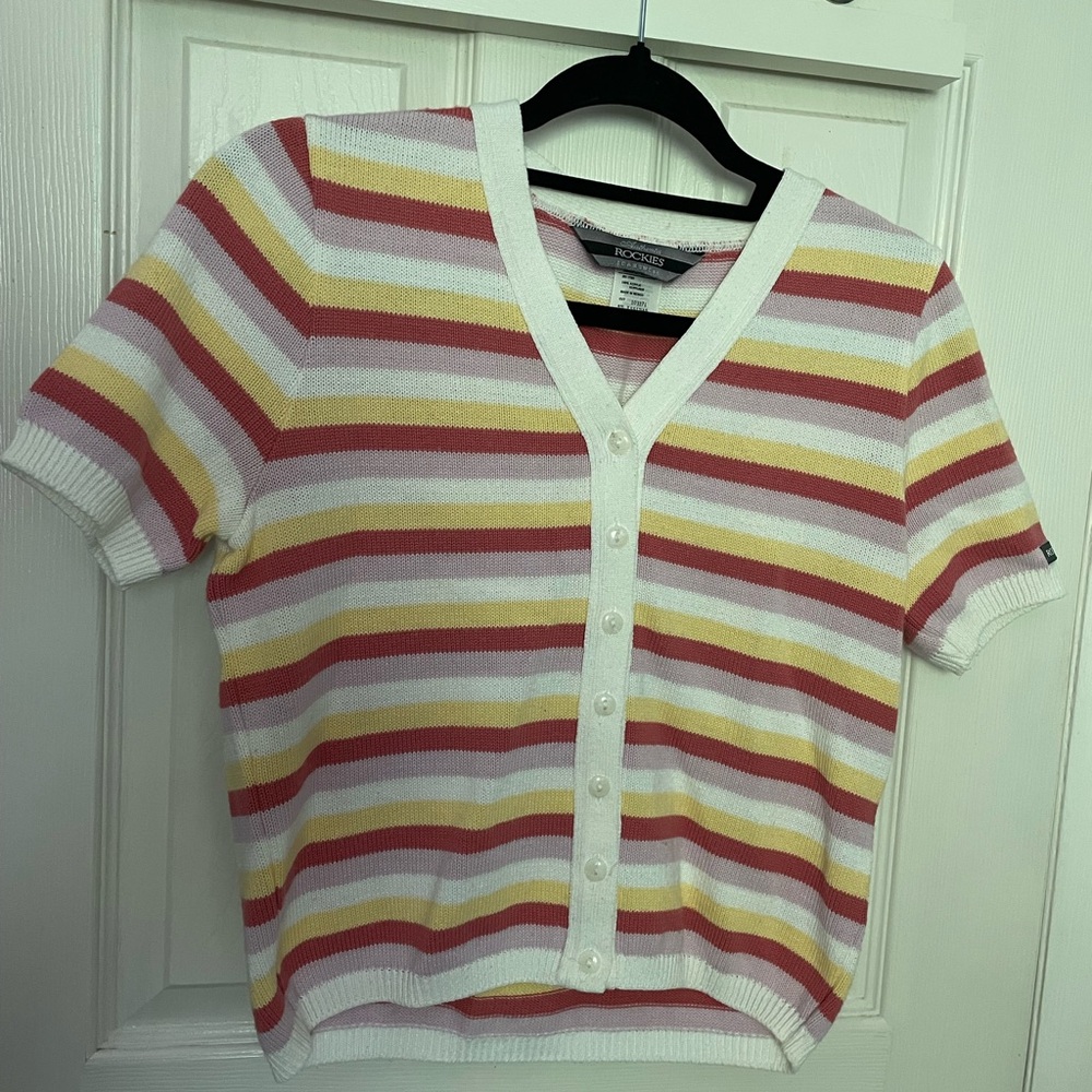 Rockies Multicolor Knit Top